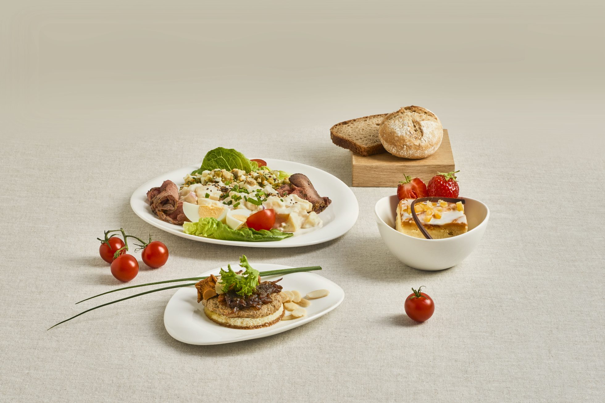 A meal inspired by Polish cuisine