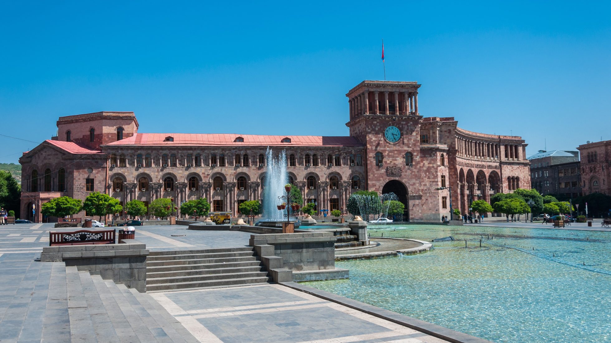 Plac Republiki, Erywań, Armenia