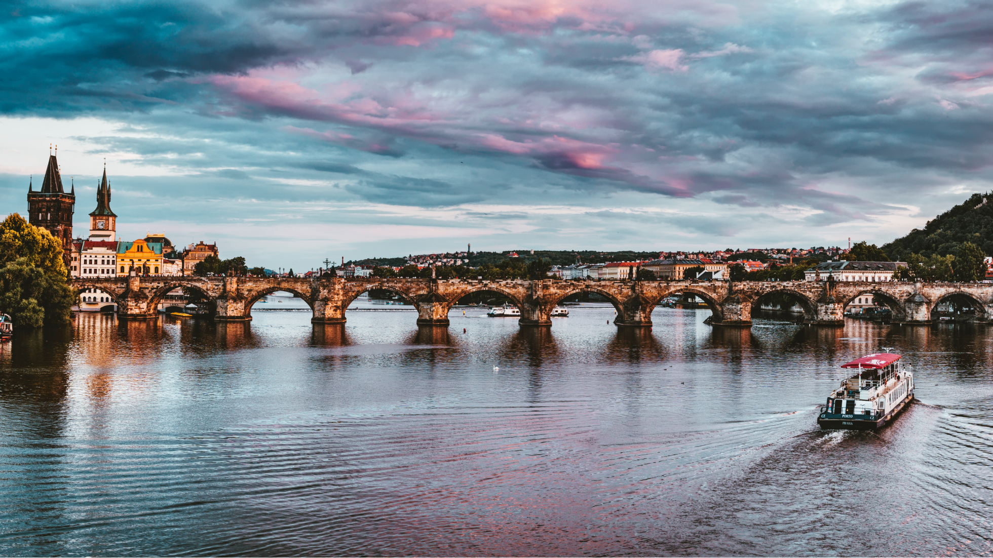 The bridge of Karol in Prague