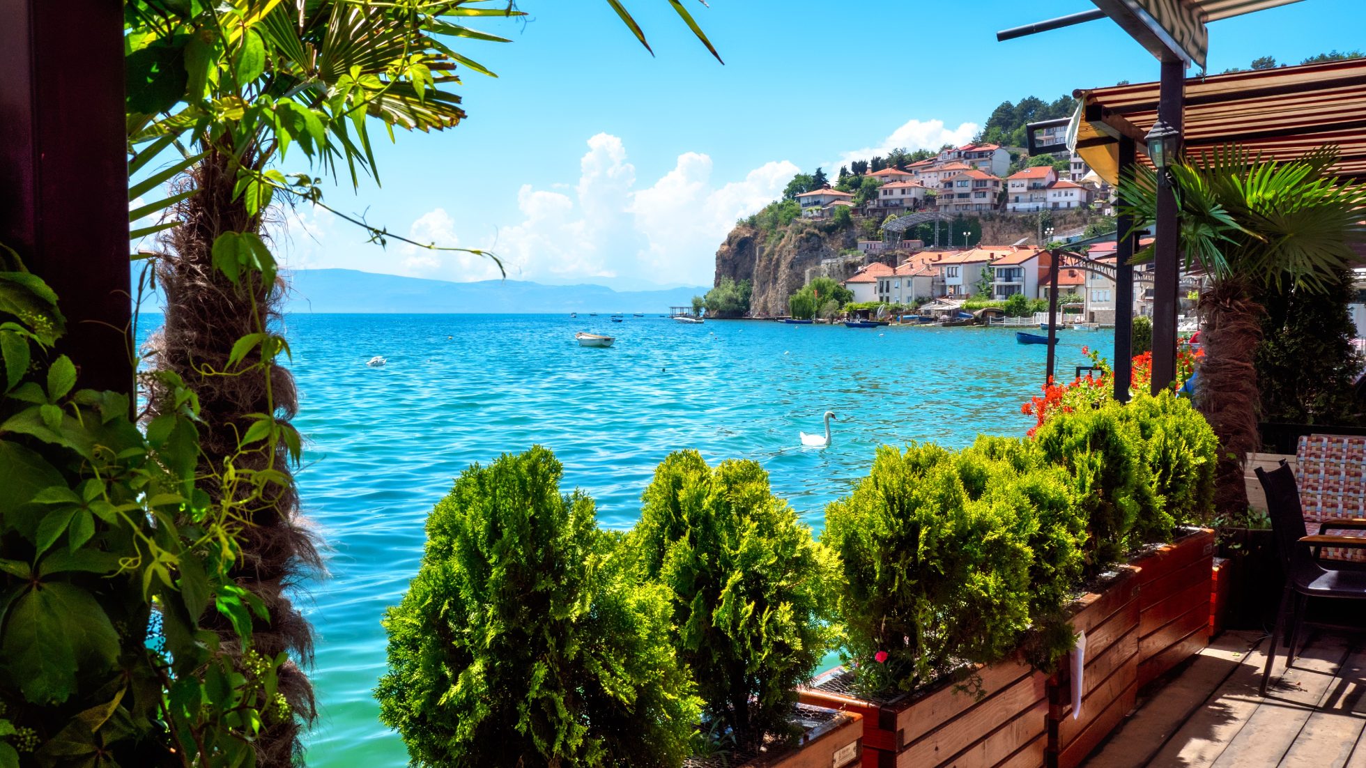 View of the lake in Ohrid