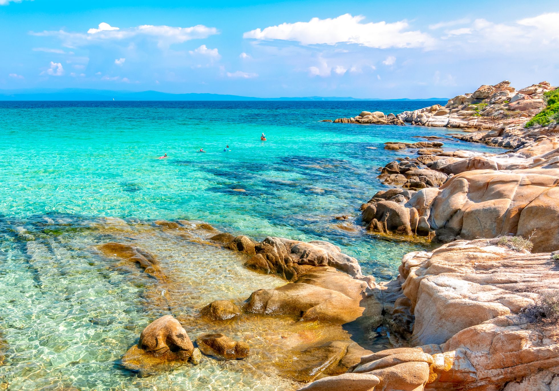 Karydi beach in Greece