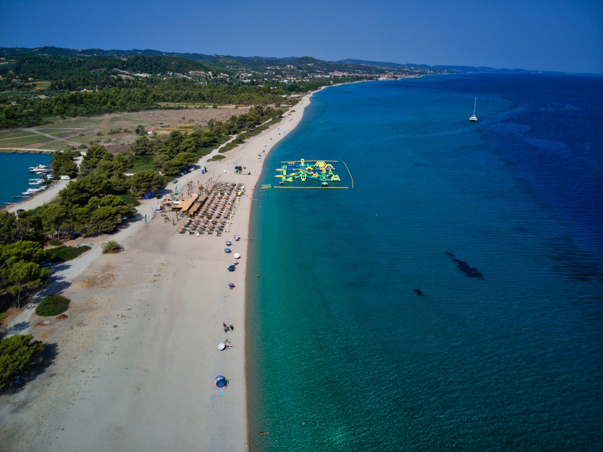 Plaża Glarokavos w Grecji