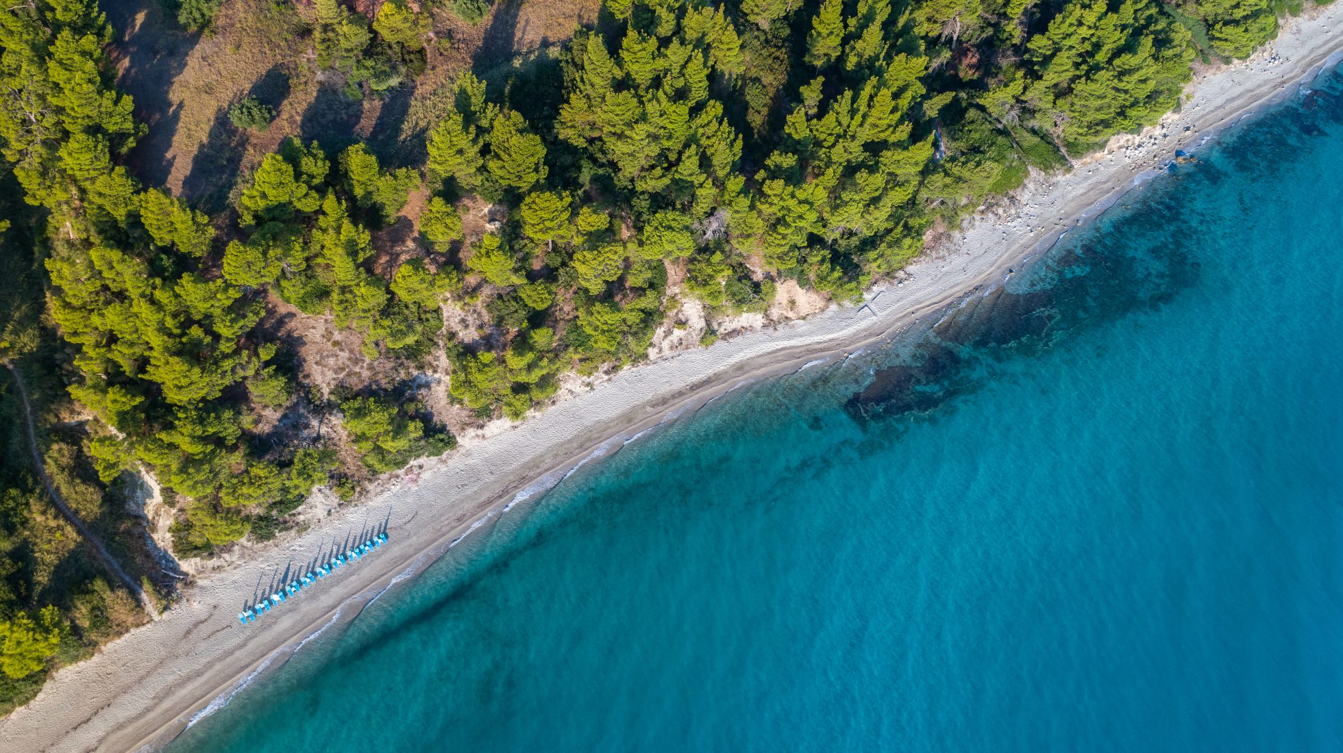 Plaża Kriopigi w Grecji