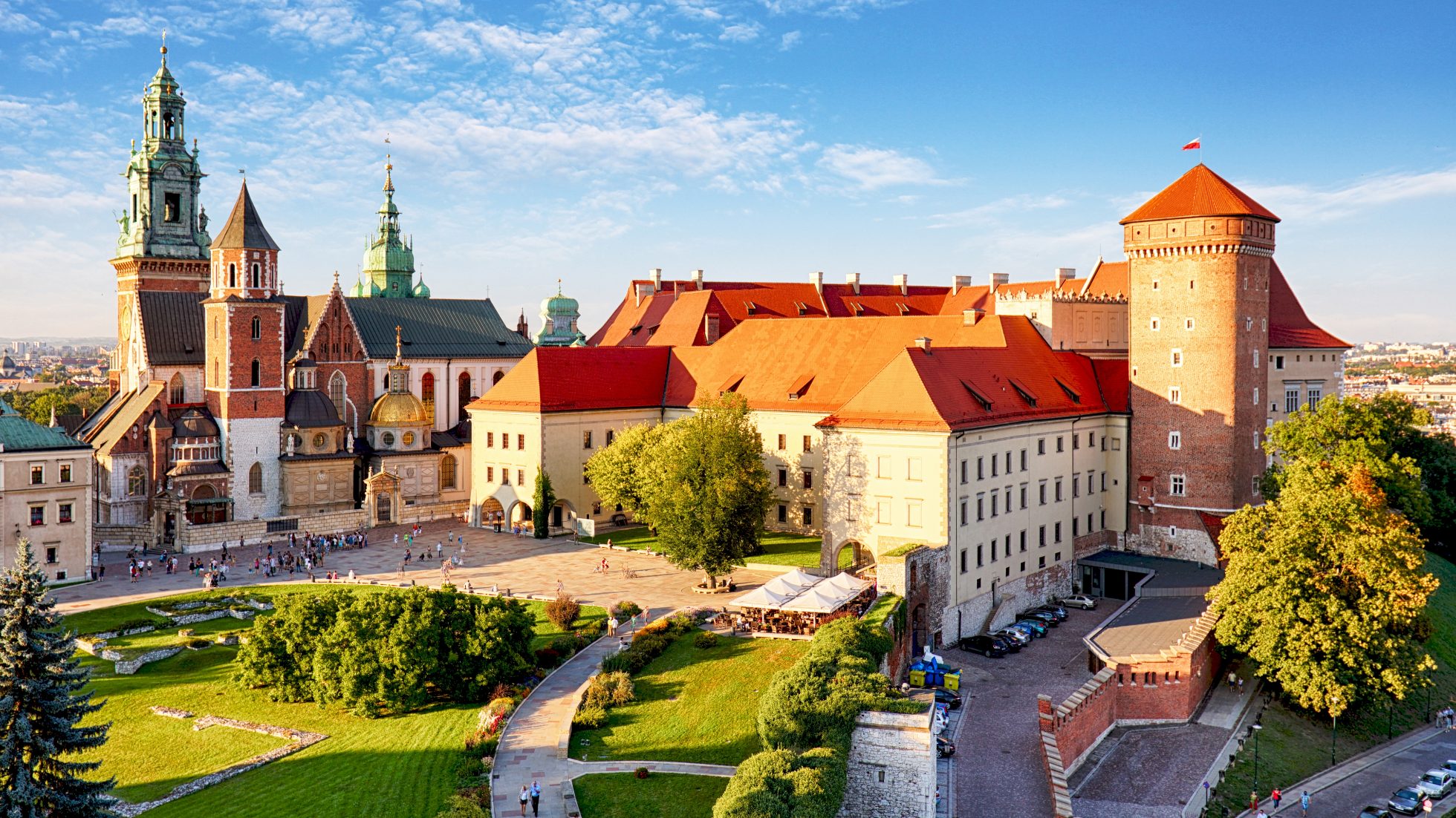 Die Wawel-Königsschloss in Krakau