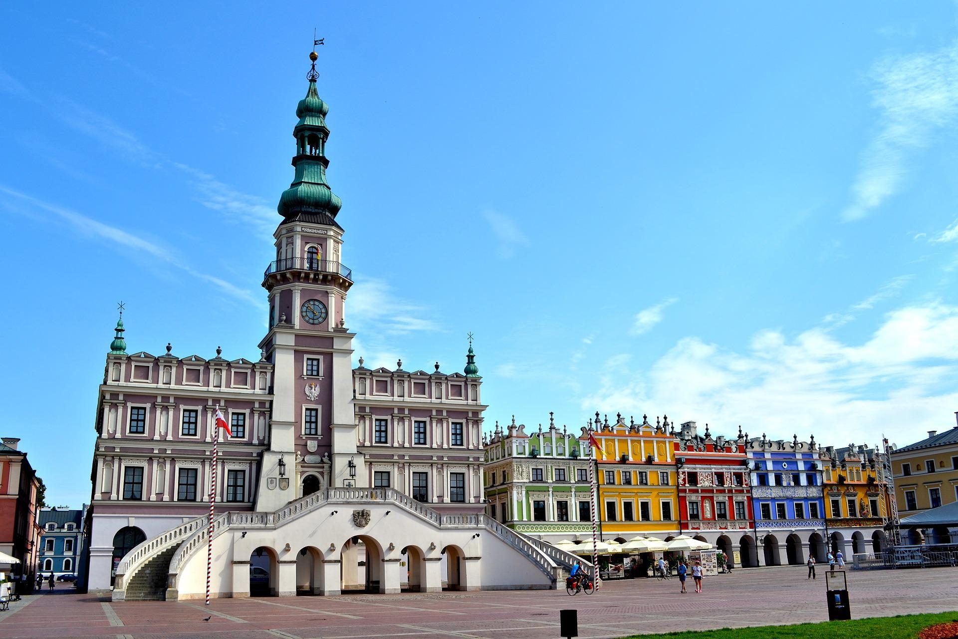 Old Town of Zamość with Renaissance Town Hall