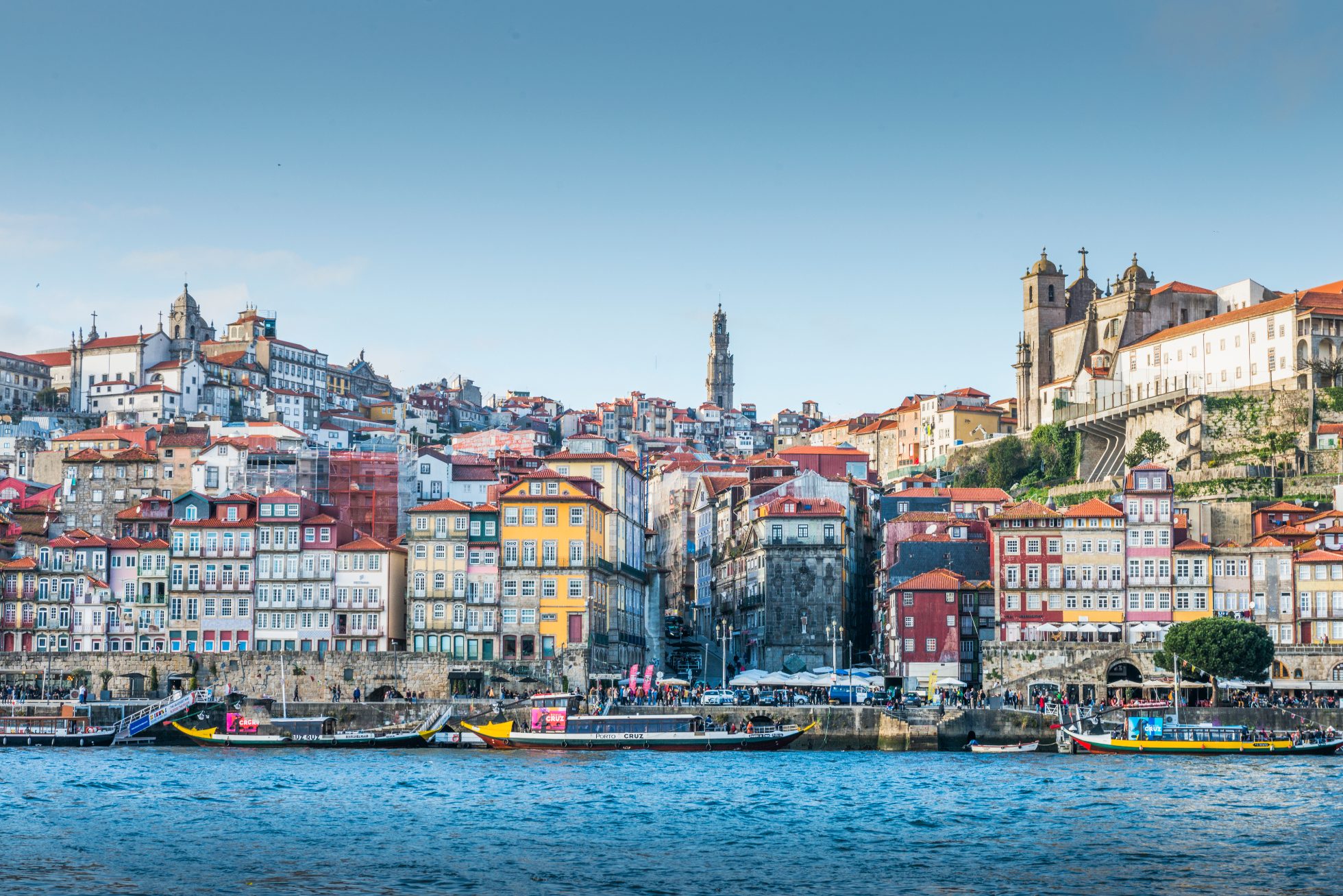 View of the city of Porto and the Duero River