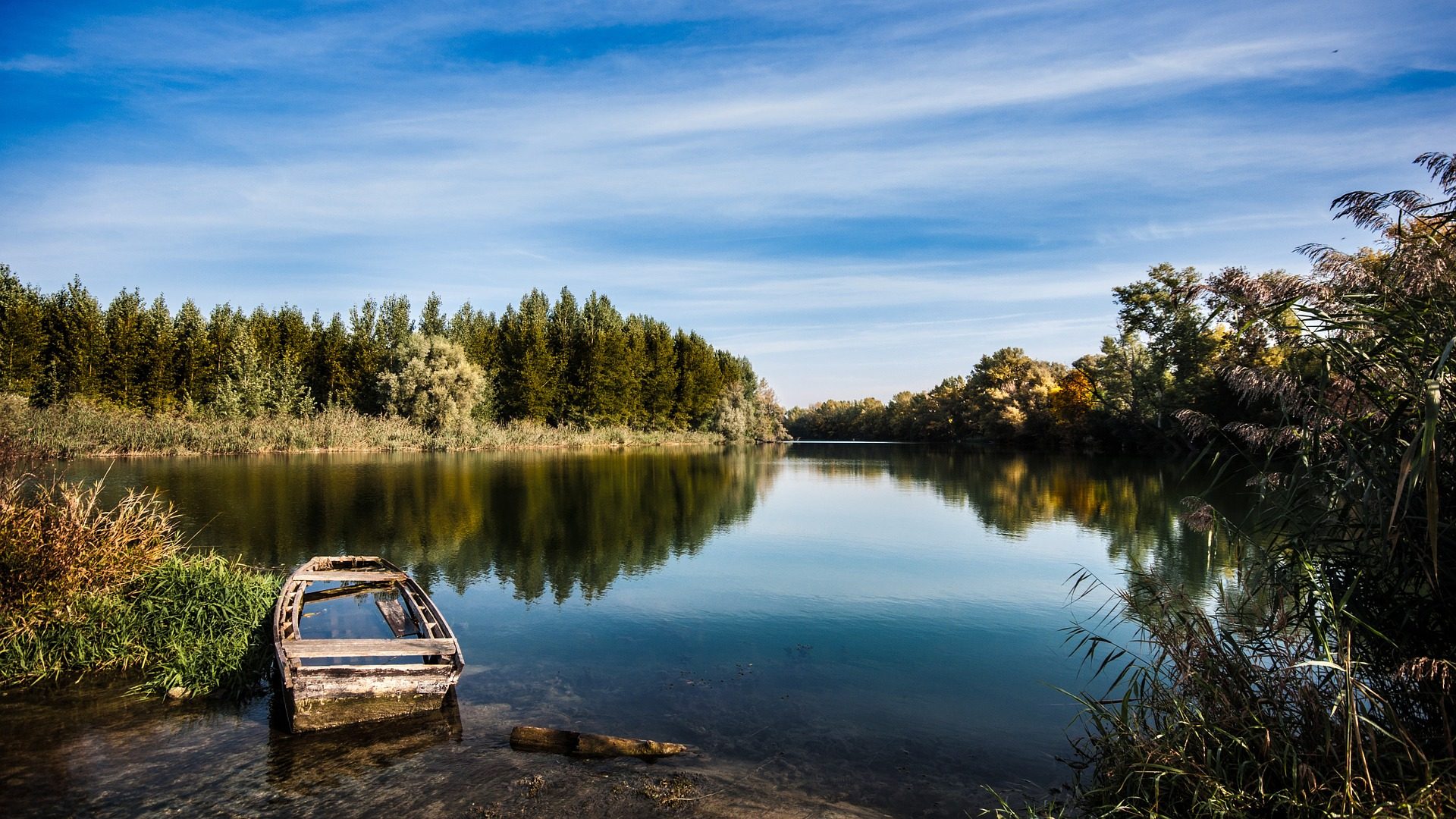 Widok na rumuński Dunaj