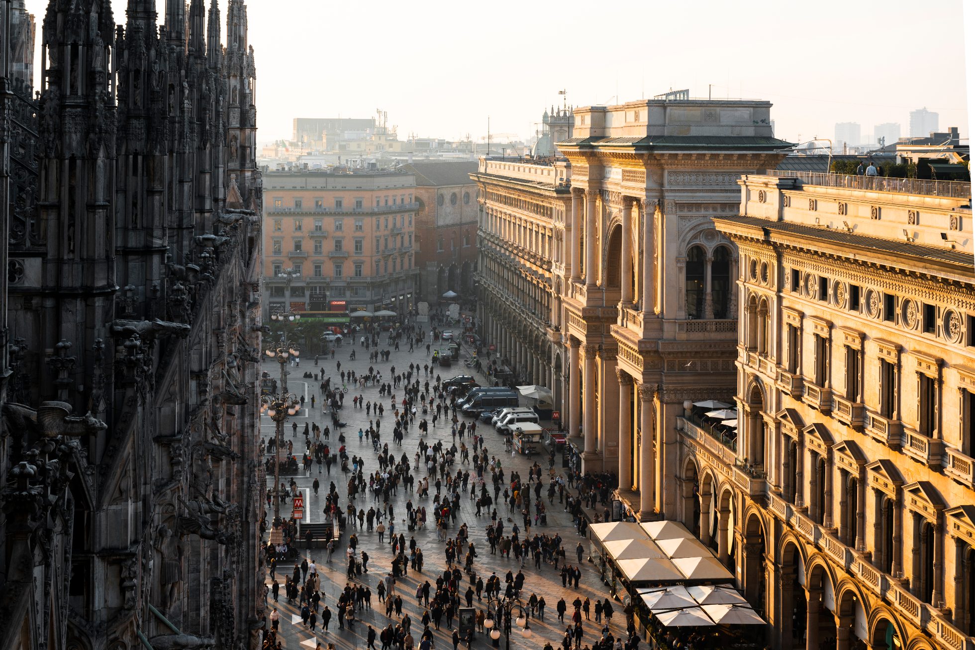 Mediolan z lotu ptaka