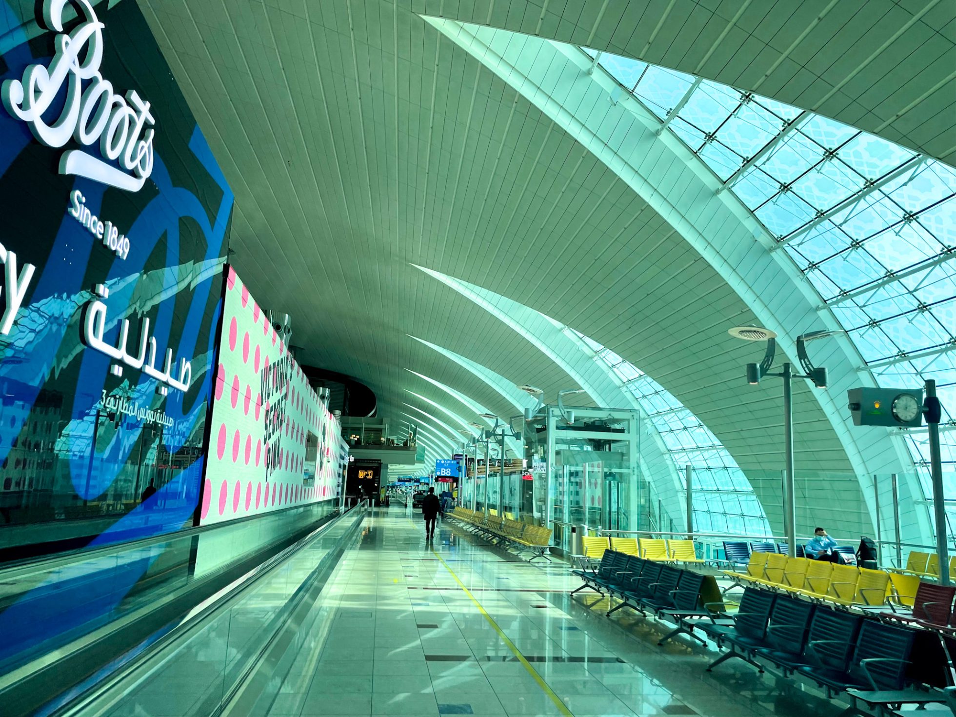 Terminal 1 na lotnisku w Dubaju (DXB)