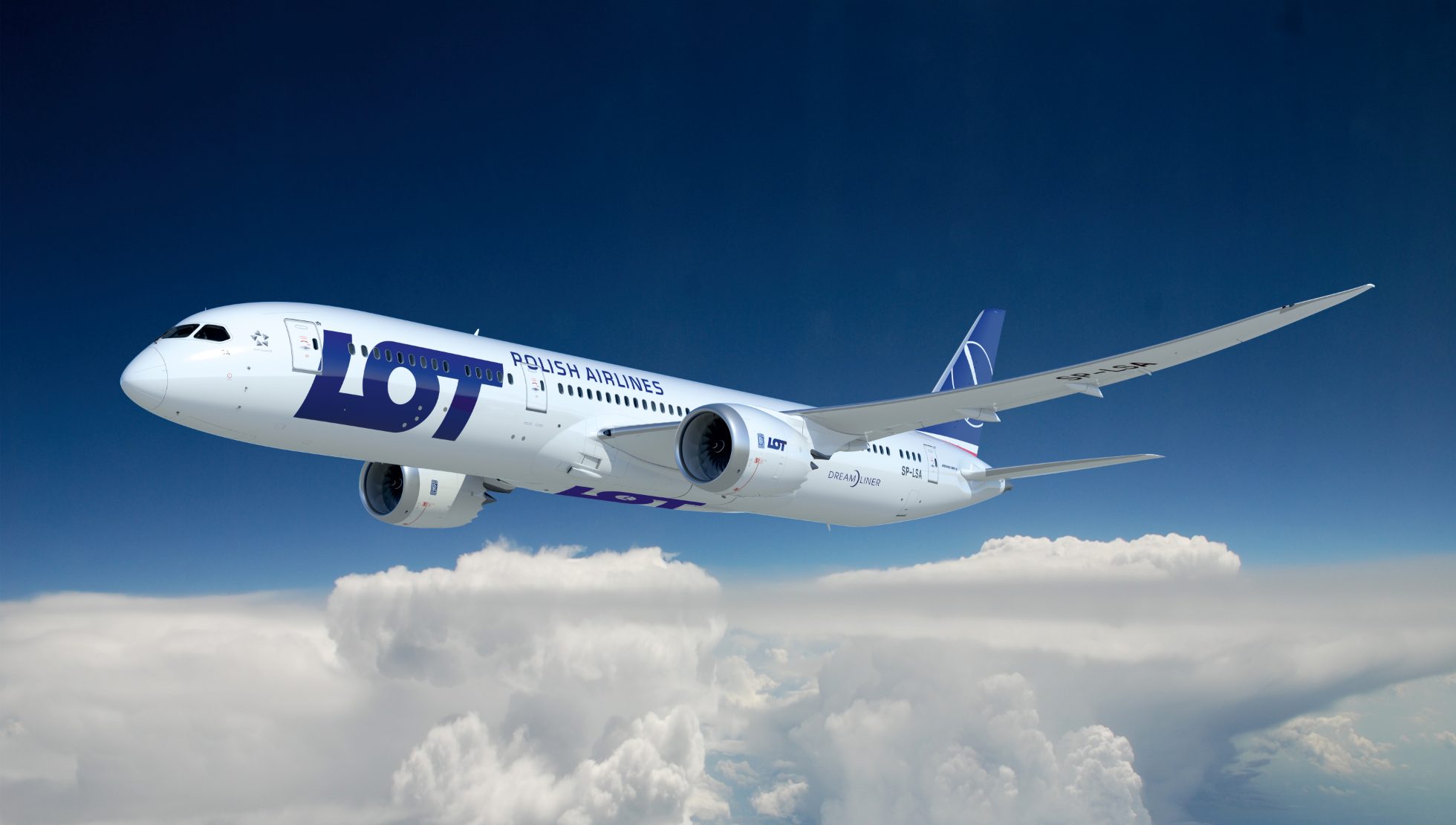 Boeing 787 Dreamliner contre le ciel