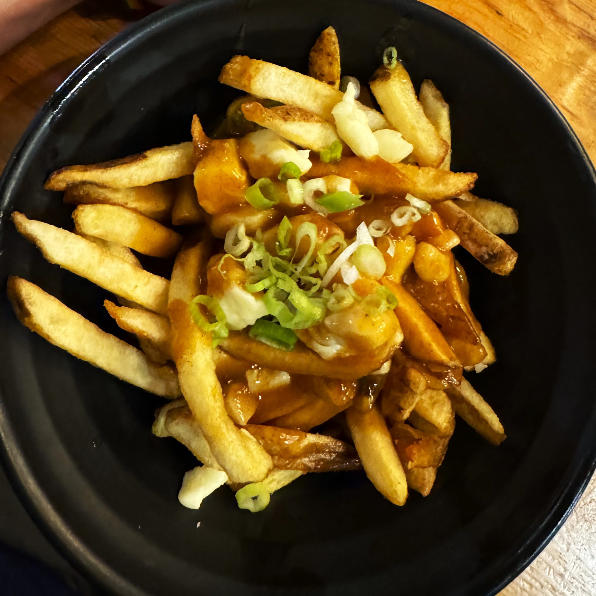 Poutine - french fries with sauce