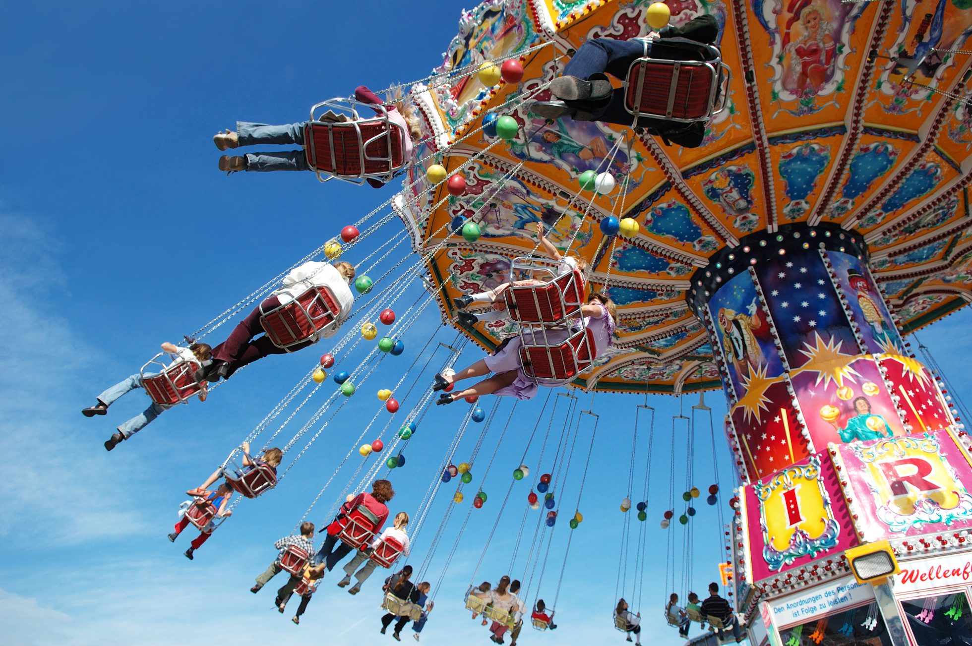 chairoplane at the Beer Fest in munich