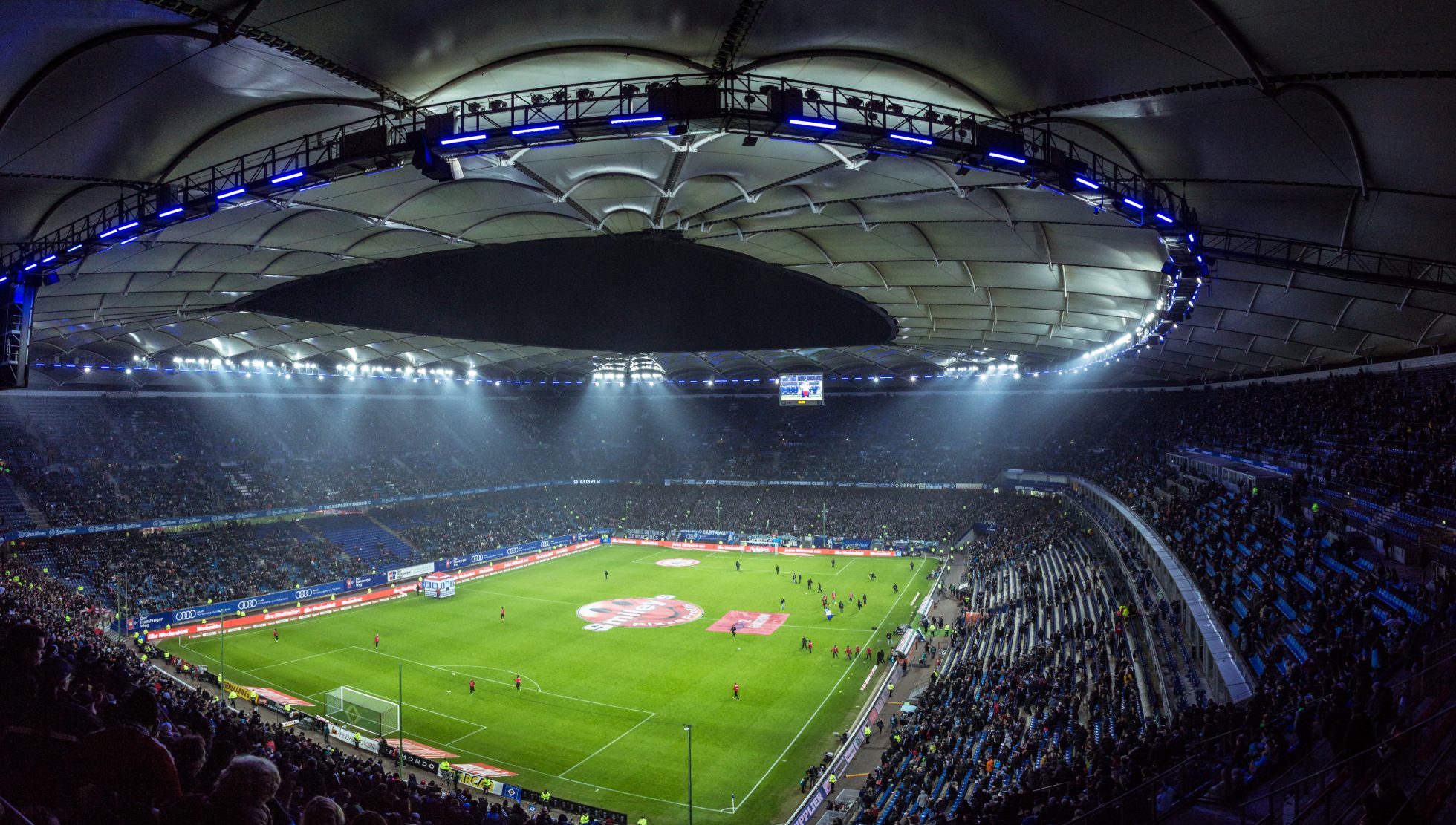 Person sitting in Euro 2024 stadium.